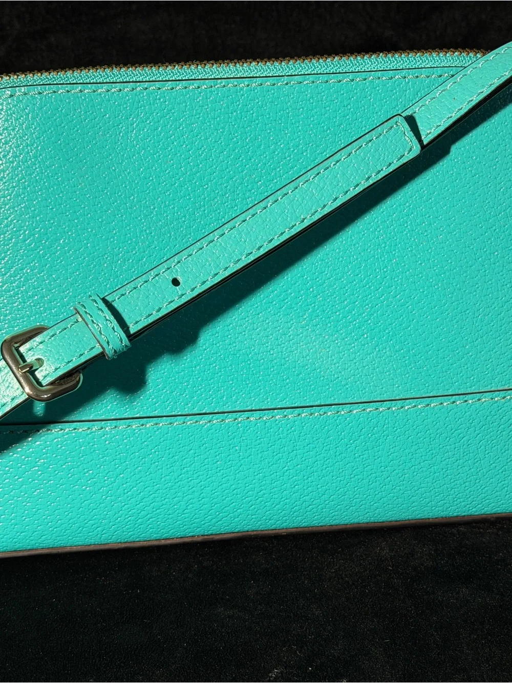 kate spade Turquoise Leather Crossbody Bag